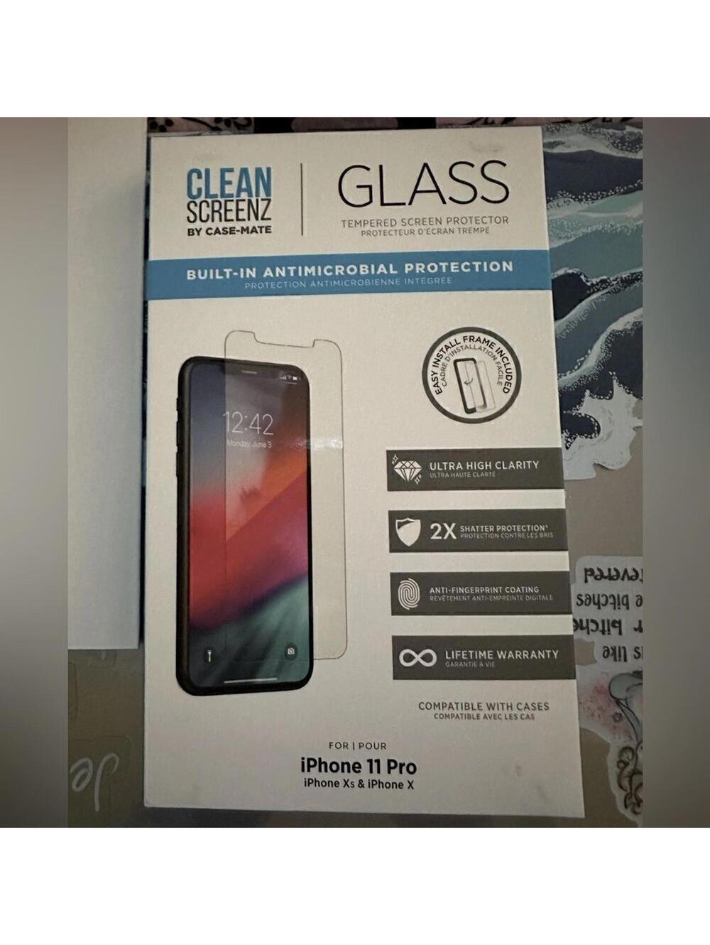 Clean Screenz by Case-Mate iphone 11 Pro, iPhone Xs and IPhone X NIB